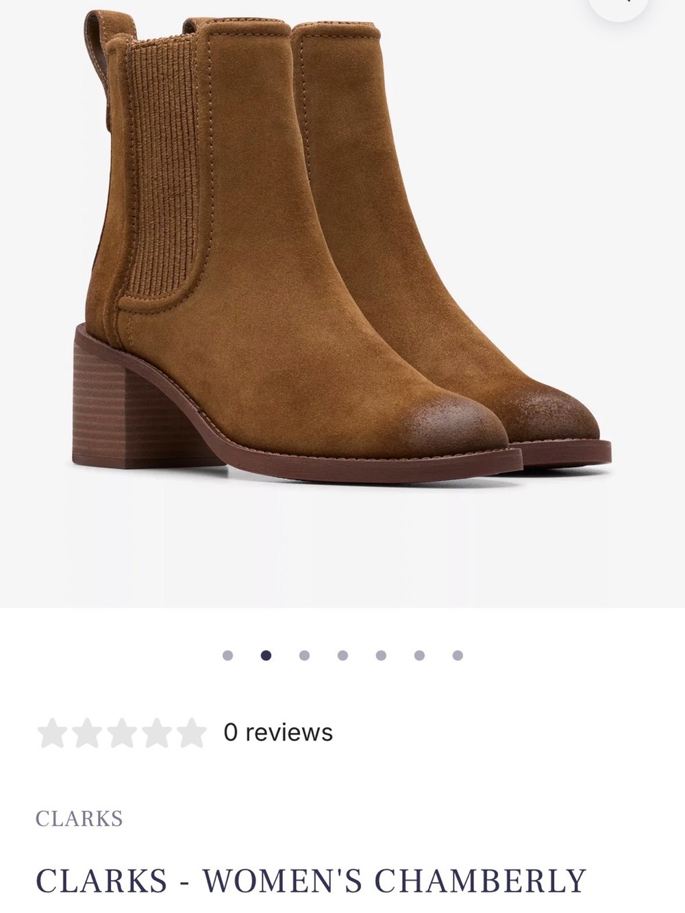 Clark’s Chamberly top boot - 7.5 - never worn